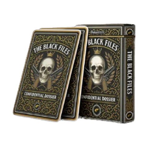 THE BLACK FILE collectible card back